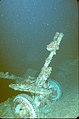 Light artillery piece on the deck of the Nippo Maru