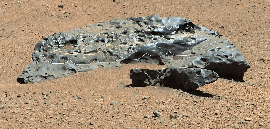 Meteorit găsit de Curiosity