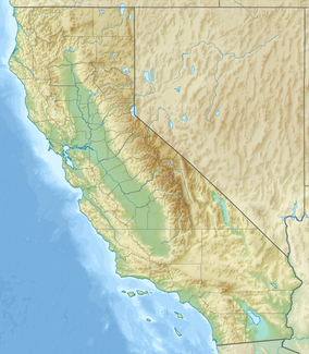 Map showing the location of Half Moon Bay State Beach