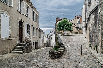 De straten Rue des Papegaults en Petit Degres Saint-Louis