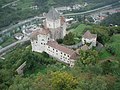 Südostansicht der Trostburg, Blick vom Römerturm