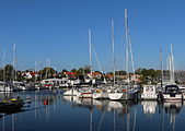 Fritidsbåde i havnen