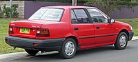 1991–1994 Hyundai Excel (X2) LS sedan (Australia)