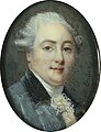 Claude François Jean-Baptiste Donatien de Sesmaisons (1748-1804), miniature d'Inès Esménard.