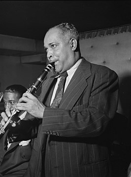 Albert Nicholas in de club van Jimmy Ryan, New York, ca. maart 1947