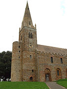 Brixworth, Northants: monastery founded c. 690, one of the largest churches to survive relatively intact