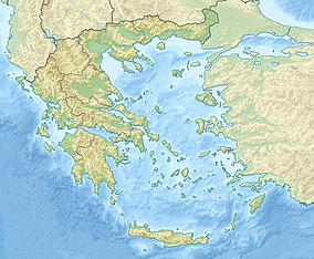 Map showing the location of Rodopi Mountain Range National Park