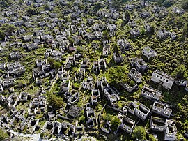 Abandoned houses at Kayaköy