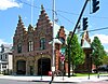 Station viewed from across intersection