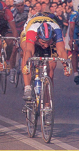 Jeroen Blijlevens wint de 1e etappe van de Ruta del Sol in 1995