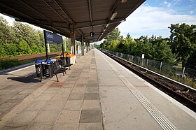 Der Bahnhof im Juli 2012