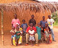 A family from the Mongo ethnic group - Équateur, DRC.