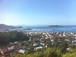 Sibolga view from Simarbarimbing hill, 2016