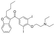 Estrutura química de Amiodarona