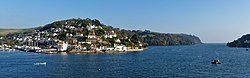 Pogled iz Dartmoutha na Kingswear i rijeku Dart