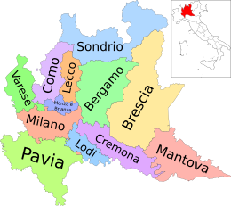 Lombardia – Mappa