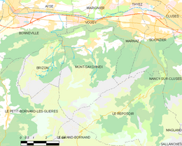 Mont-Saxonnex - Localizazion