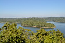 Vista parcial da Lagoa Dom Helvécio