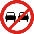 No overtaking