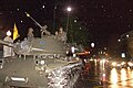 As the tanks (including this M41 Walker Bulldog) rolled in, a slight out-of-season drizzle poured over the city.