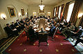 De vergaderzaal van het kabinet Cabinet-room