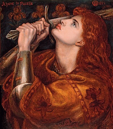 Janed Ark, gant Dante Gabriel Rossetti (1882)