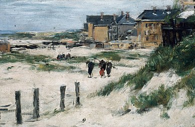 L'Entrée de Berck, 1882 Musée des Beaux-Arts (Boston)