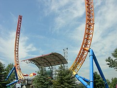 Half Pipe in Elitch Gardens