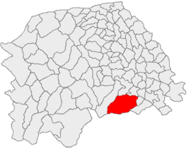 Location in Suceava County