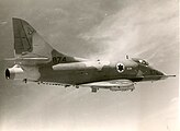 An A-4H/N Skyhawk Ayit of the 140 Squadron "Golden Eagle" of Etzion Airbase around 1973