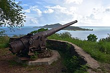 Canon américain à Bora Bora