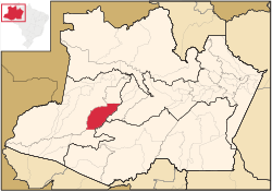 Location of the municipality inside Amazonas