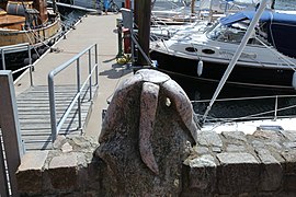 Sculpture portuaire à Eckernförde.