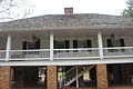 Kent Plantation House in Alexandria, Louisiana, constructed in 1800, is built partly of bousillage.