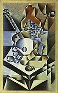 Juan Gris, 1912, Still Life with Flowers, oil on canvas, 112.1 x 70.2 cm, Museum of Modern Art, New York. Precisely a golden rectangle format with a ratio of 1 to 1.618 ± 0.01