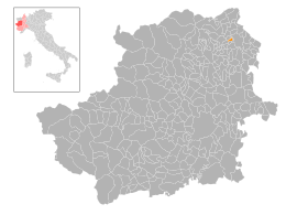 Salerano Canavese – Mappa