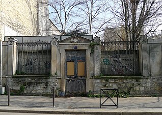 État de la porte en 2014.