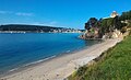 La plage du Porzic, la pointe de Rulianec et Morgat.