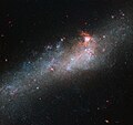 Aufnahme eines Ausschnitts der Galaxie durch das Hubble-Weltraumteleskop