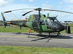 Un AS550 C2 Fennec de l'Armée de l'air royale danoise.