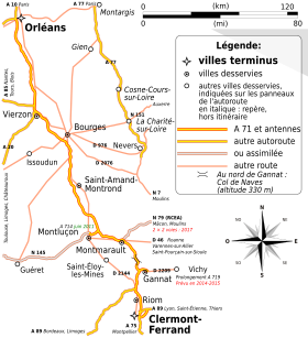 Carte de la route.