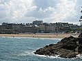 Vue d'ensemble de la plage de l'Écluse.