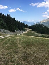 La piste Chevreuil Bas en 2018.