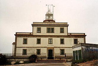 Hotel en vuurtoren op Kaap Finisterre