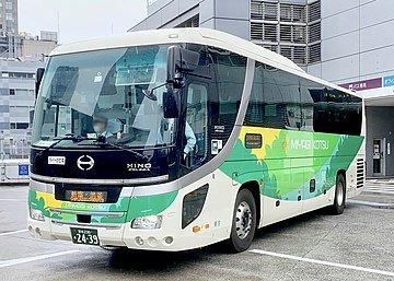 広瀬ライナーとなる宮城交通2439号車