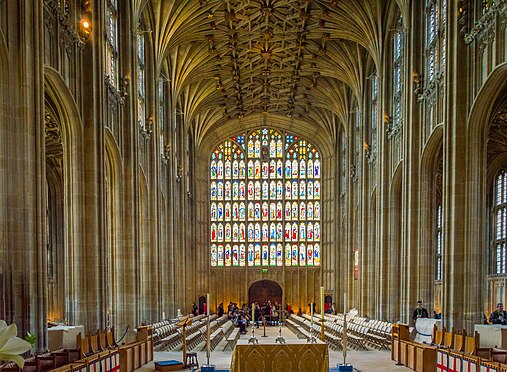 West Window, St George's Chapel, Windsor, restored by Willement