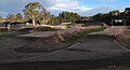 A BMX pump race track. The track lies next to Blair Oval athletics field, which is situated to the west of the train station.