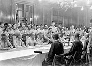 Surrender ceremony of the Japanese to American forces in the Philippines at what is now the residence of the US ambassador in Camp John Hay, Baguio on 3 September 1945