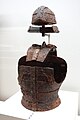 Armure de la période Kofun, plaques de fer lacées avec un cordage de cuir.