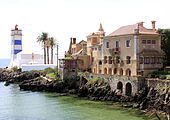 Der Leuchtturm (Farol de Santa Marta) und die Casa de Santa Maria